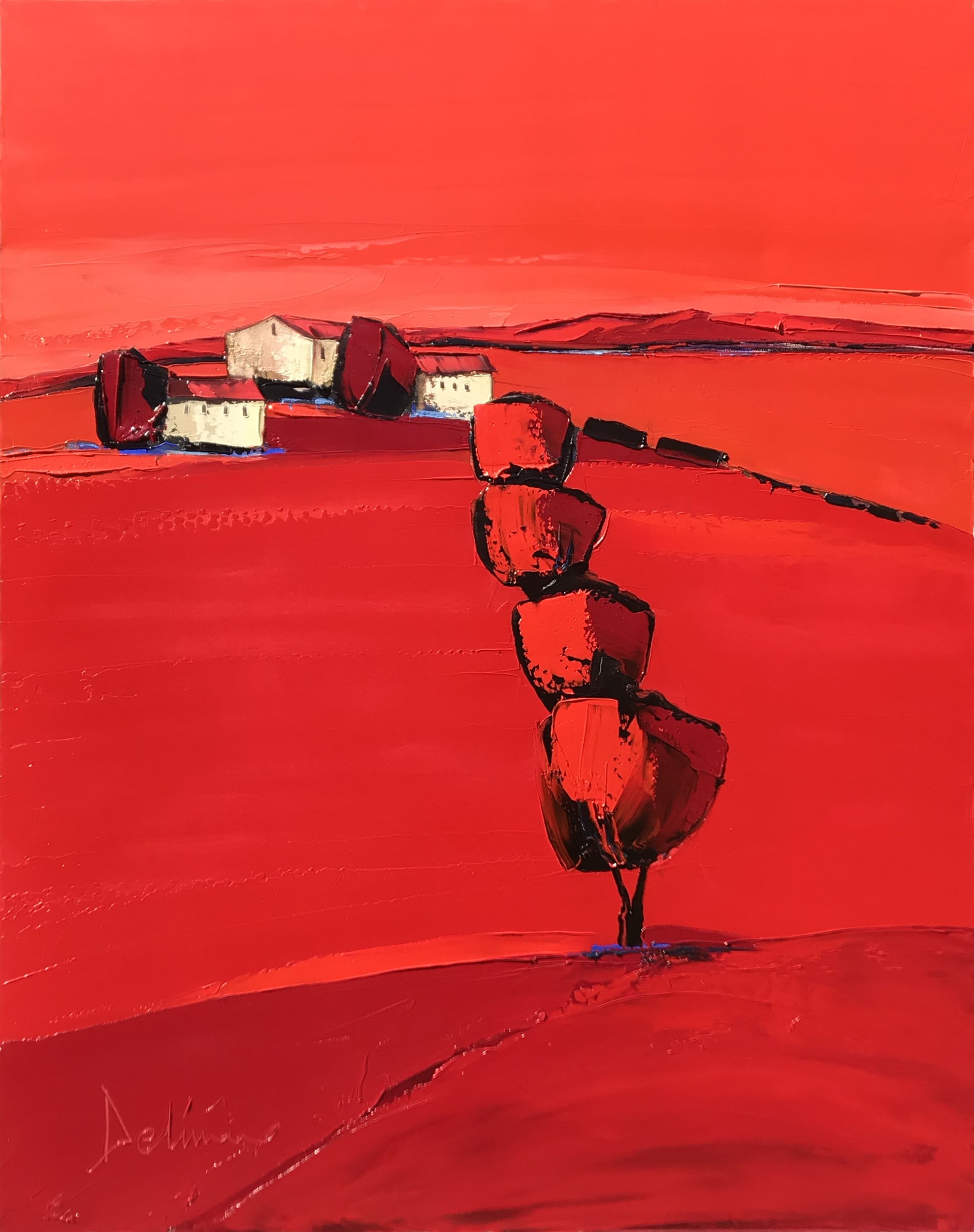 Michèle Delimeux, Les cerisiers Michèle Delimeux, Les cerisiers