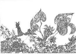 Fine Art Drawings, Imaginaire végétal II, Valérie Abadie