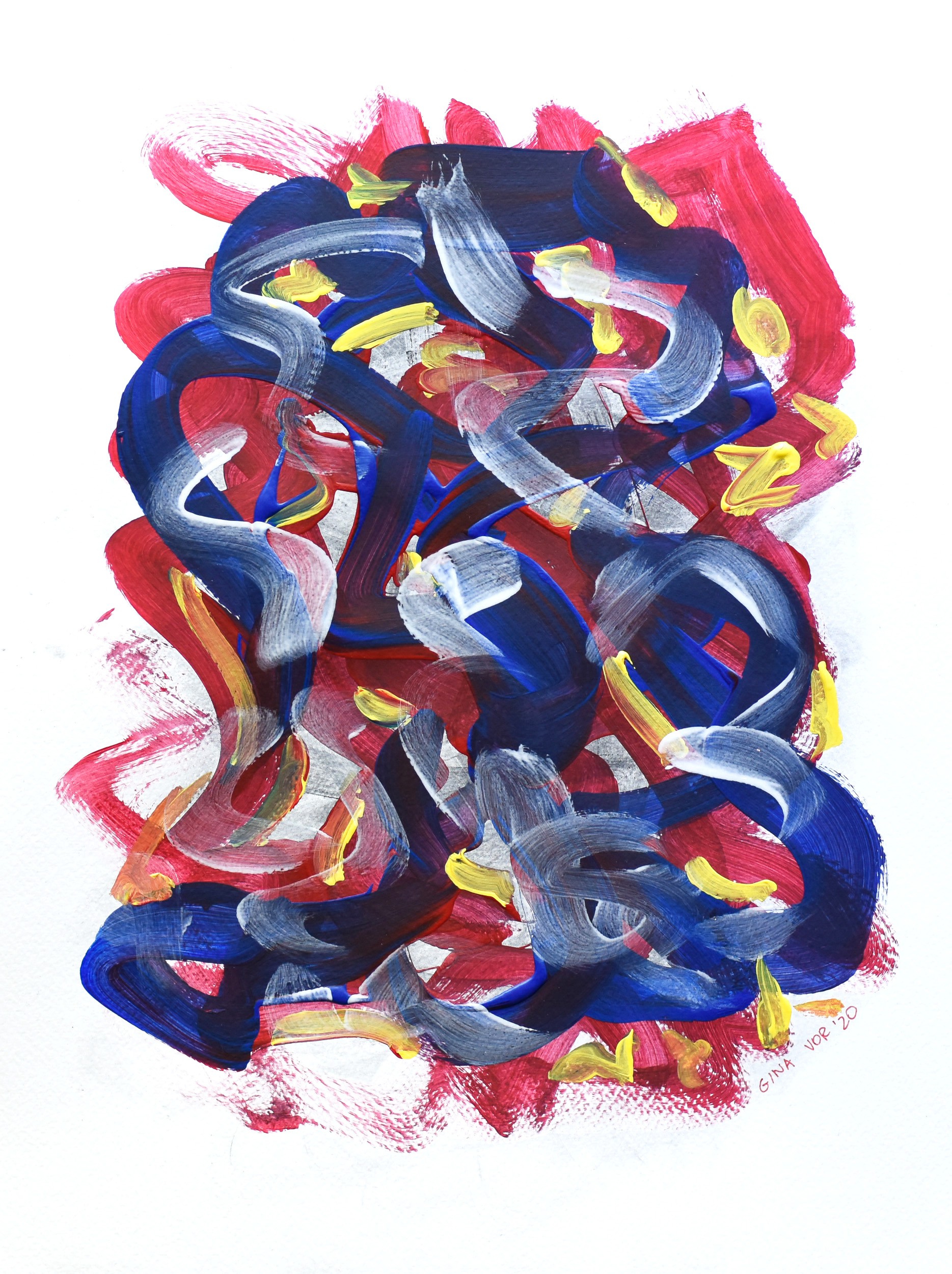 Gina Vor, Abstract 6 | Abstraite 6 Gina Vor, Abstract 6 | Abstraite 6