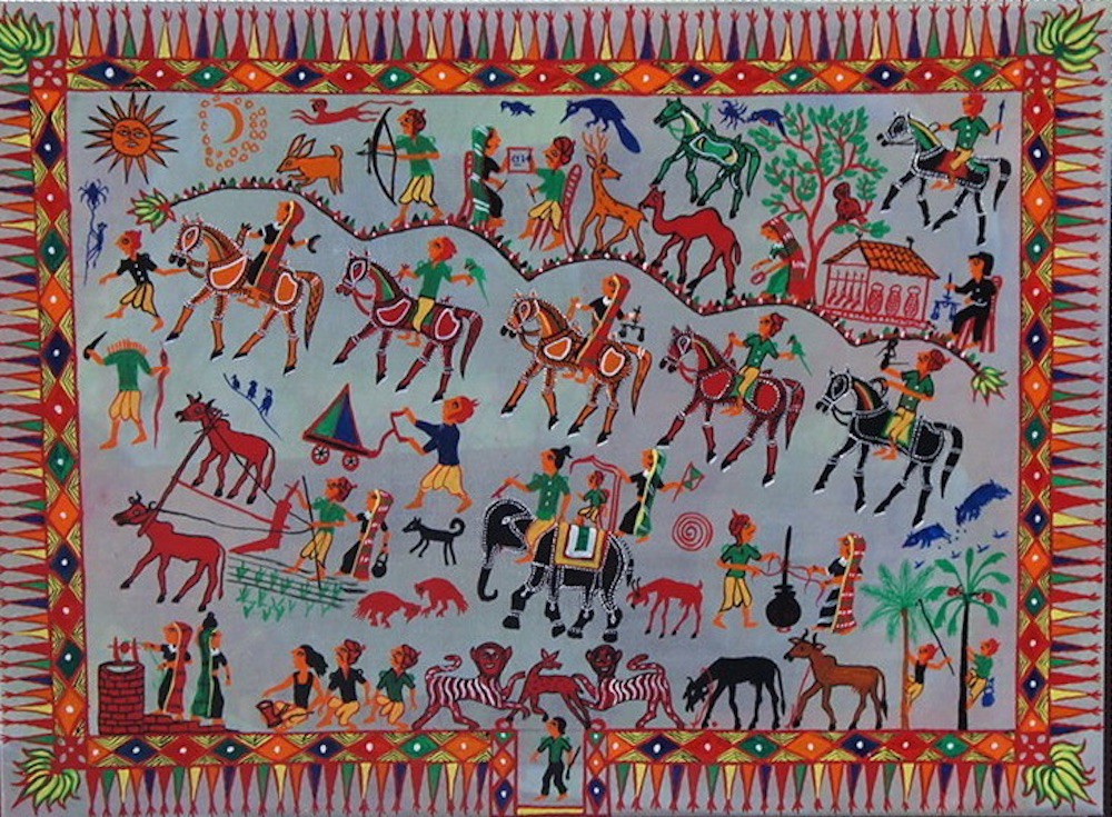 Paresh Rathwa, Pithora Paresh Rathwa, Pithora