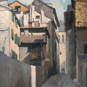 Painting, Ruelle Valaisanne, Francis Portier