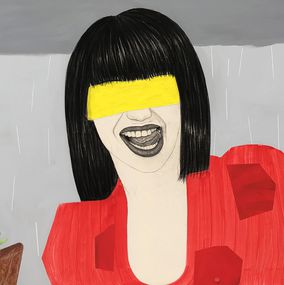Painting, Vestido Rojo, Mateo Andrea