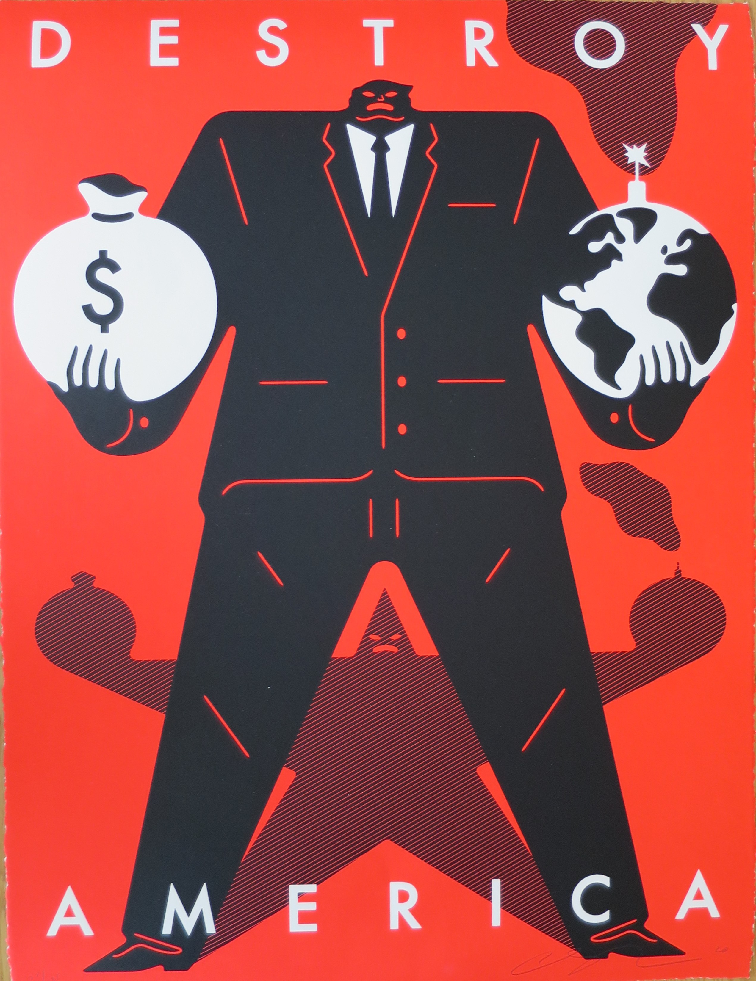 Cleon Peterson, Destroy America (Red) Cleon Peterson, Destroy America (Red)