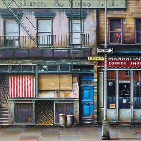 Peinture, Manhattan Coffee Shop, Jean-Baptiste Delarue