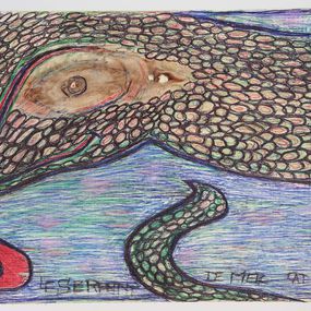 Peinture, Le serpent de mer, Catherine Bessin