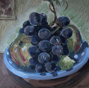 Gemälde, Coupe de fruits, Percival Pernet