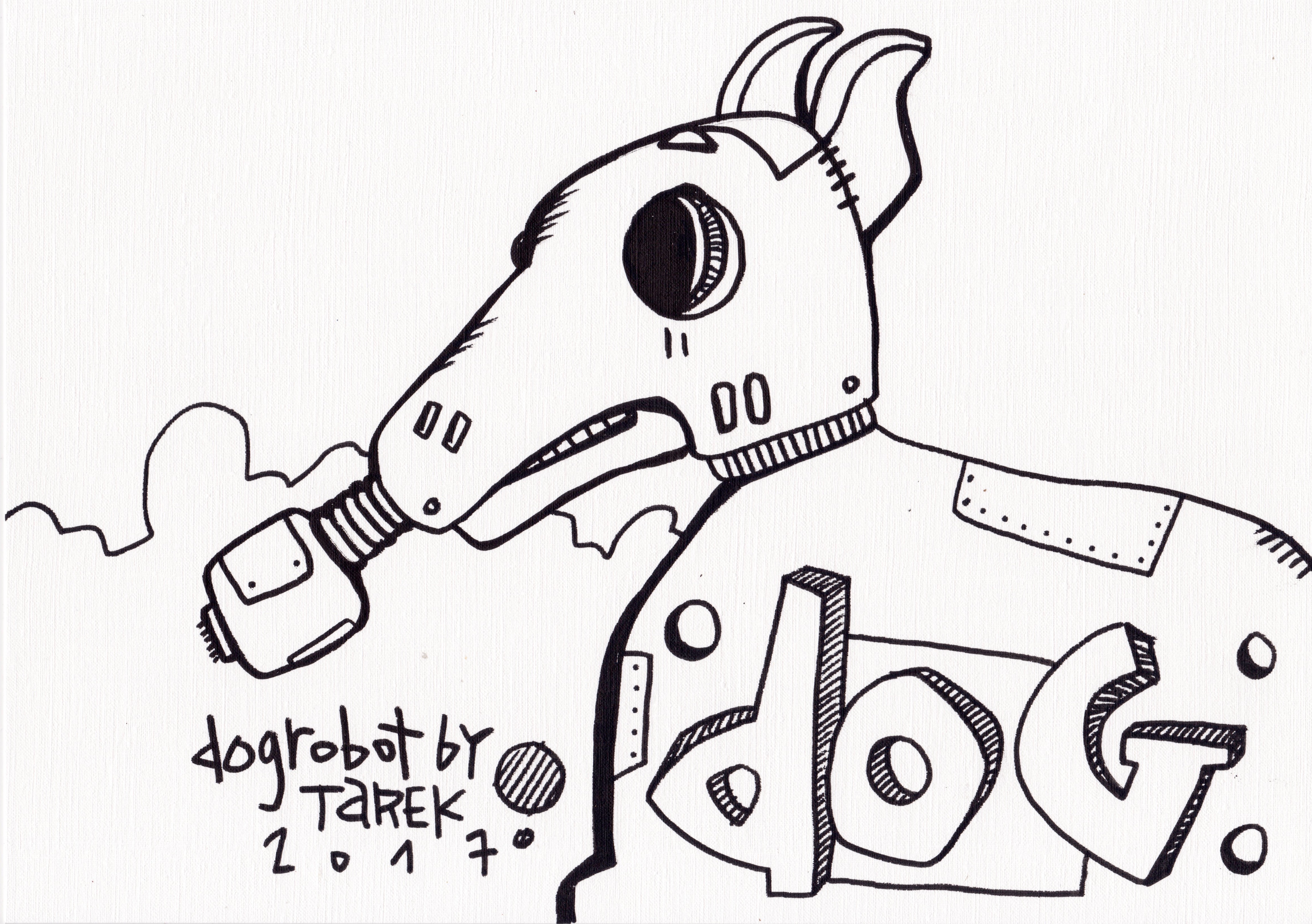 Tarek, Dog Robot Tarek, Dog Robot