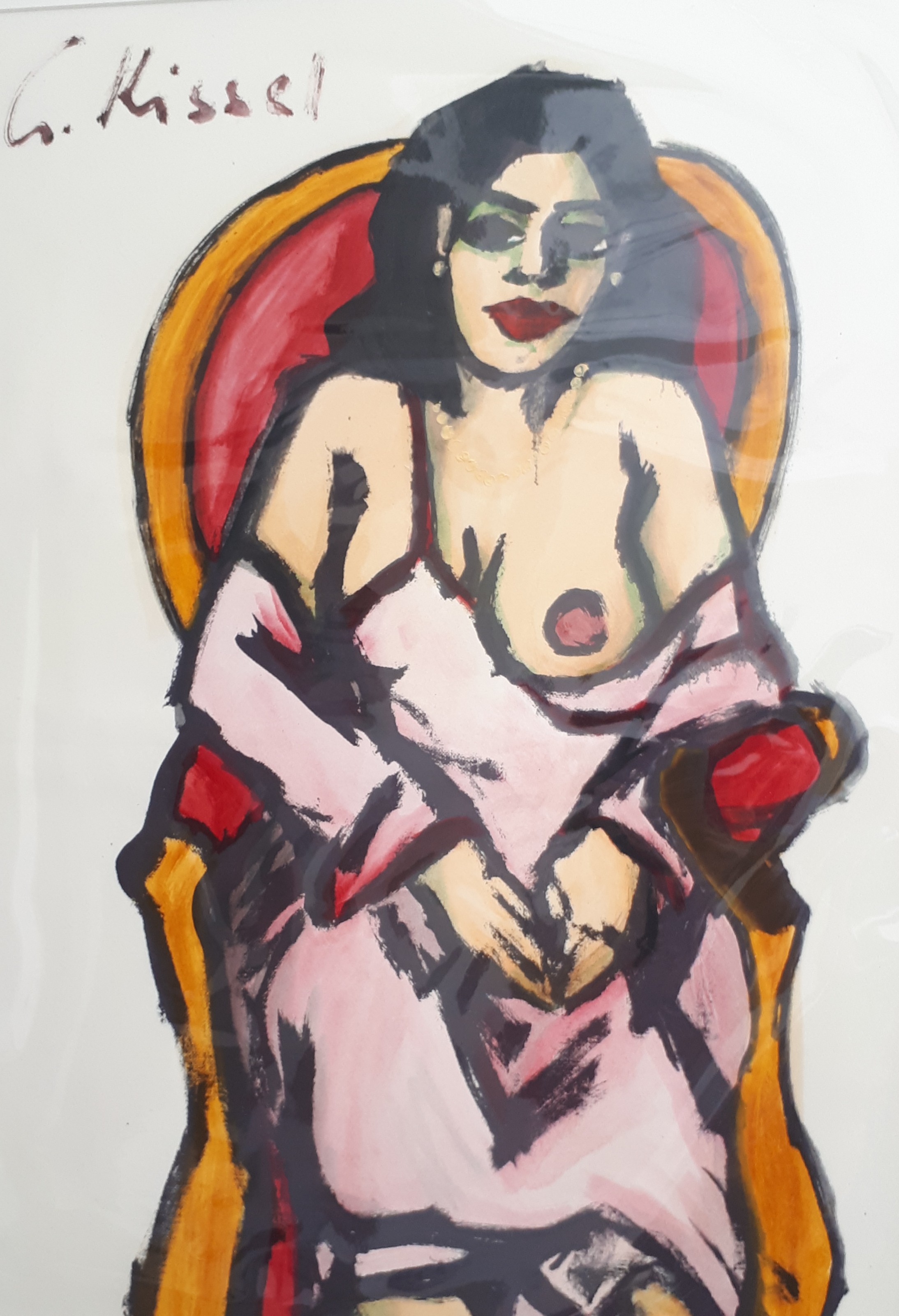 Gernot Kissel, Sitting Halfnude Gernot Kissel, Sitting Halfnude