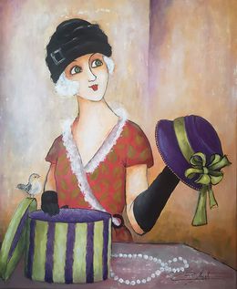 Painting, Miss Joséphine, Véronique Clanet