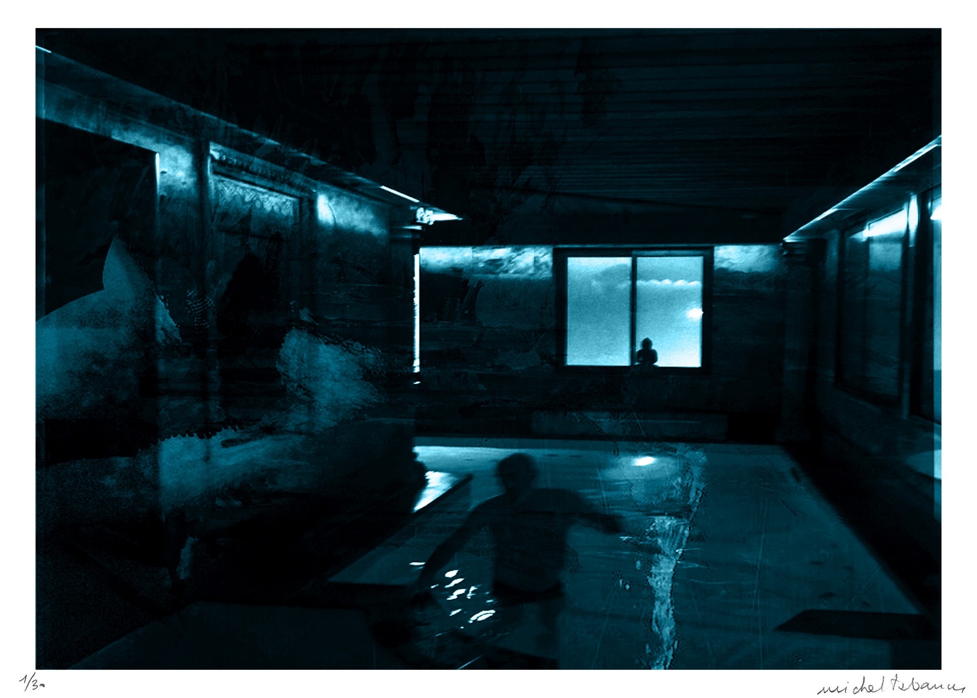 Michel Tabanou, Autoportrait au bain Michel Tabanou, Autoportrait au bain