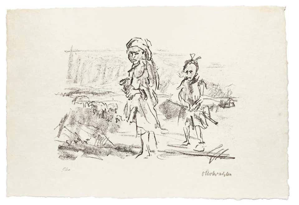 Oskar Kokoschka, Pastoral Scene Oskar Kokoschka, Pastoral Scene