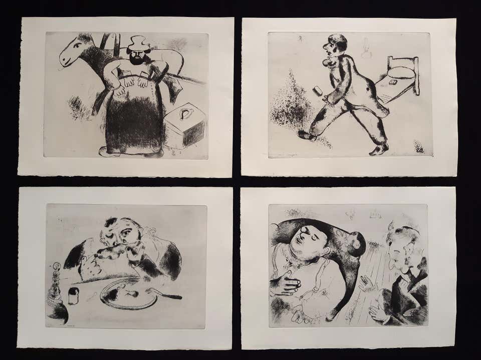 Marc Chagall, Les Ames Mortes by N. Gogol Marc Chagall, Les Ames Mortes by N. Gogol