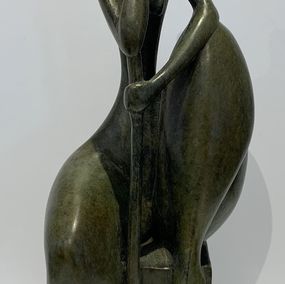 Sculpture, Femme au balai, Marie-Madeleine Gautier