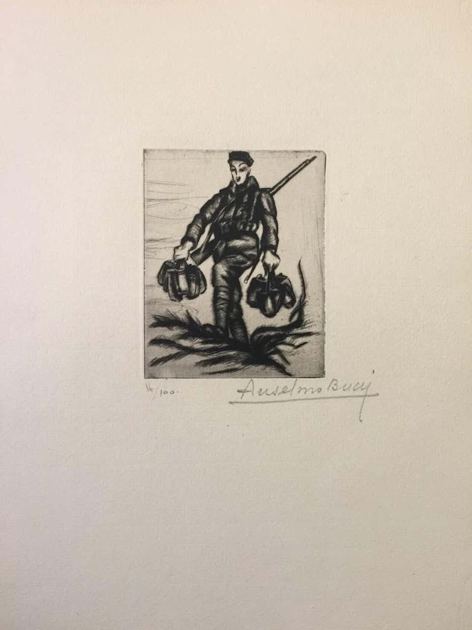 Anselmo Bucci, La Couvèe de L’eau Anselmo Bucci, La Couvèe de L’eau