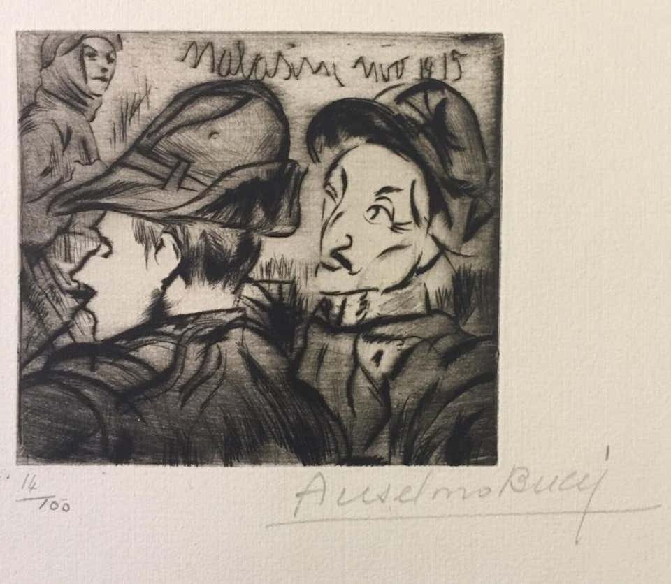 Anselmo Bucci, Alpino Anselmo Bucci, Alpino