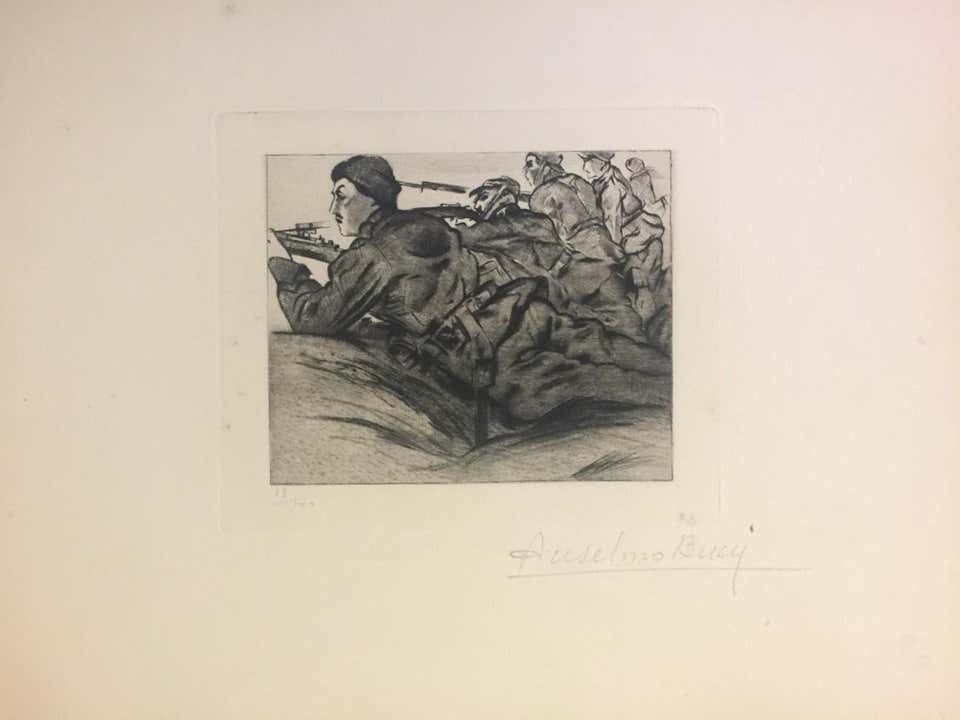 Anselmo Bucci, L‘ennemi est en Vue Anselmo Bucci, L‘ennemi est en Vue