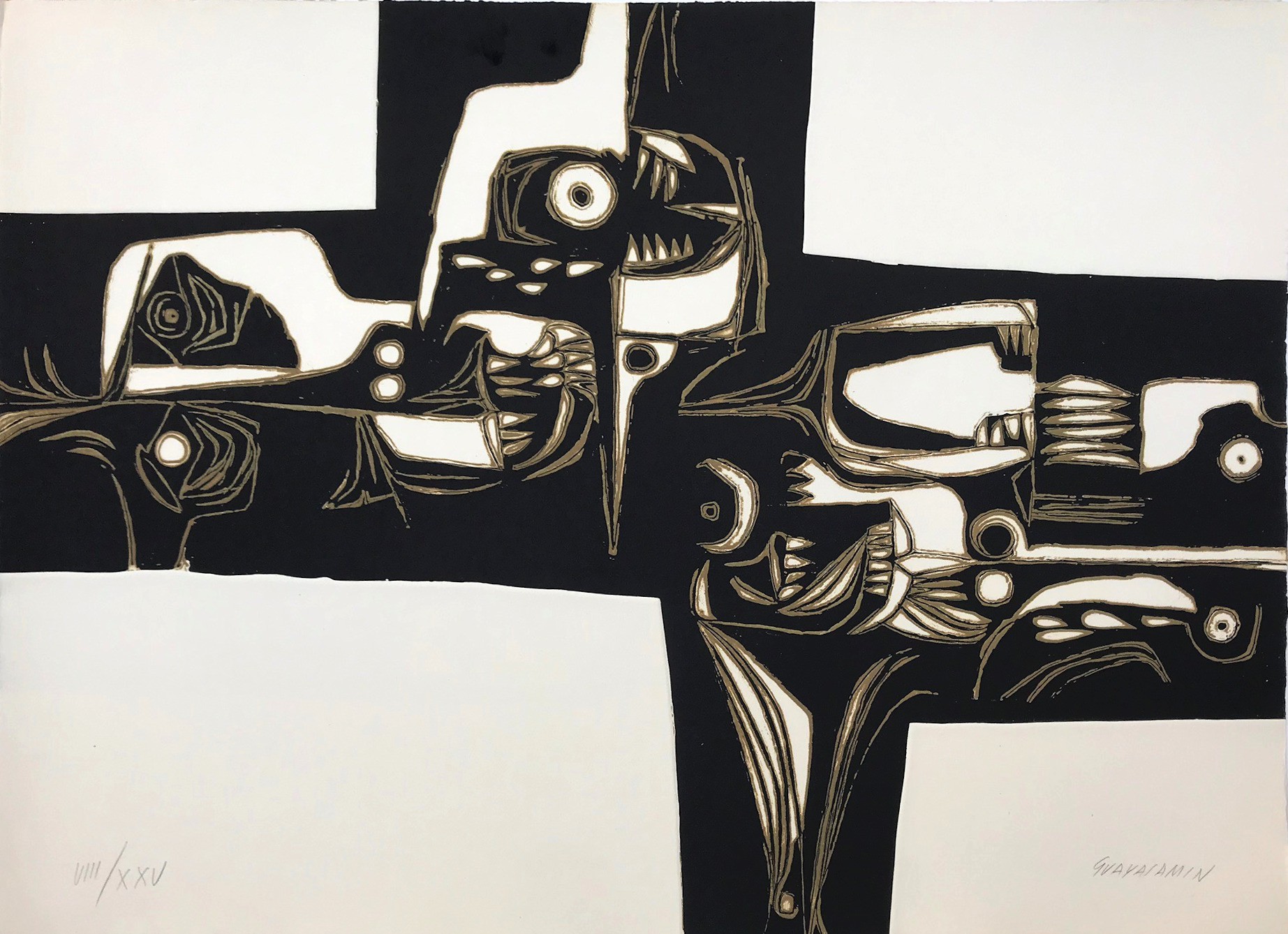 Oswaldo Guayasamin, Milay 1 Variante Oswaldo Guayasamin, Milay 1 Variante