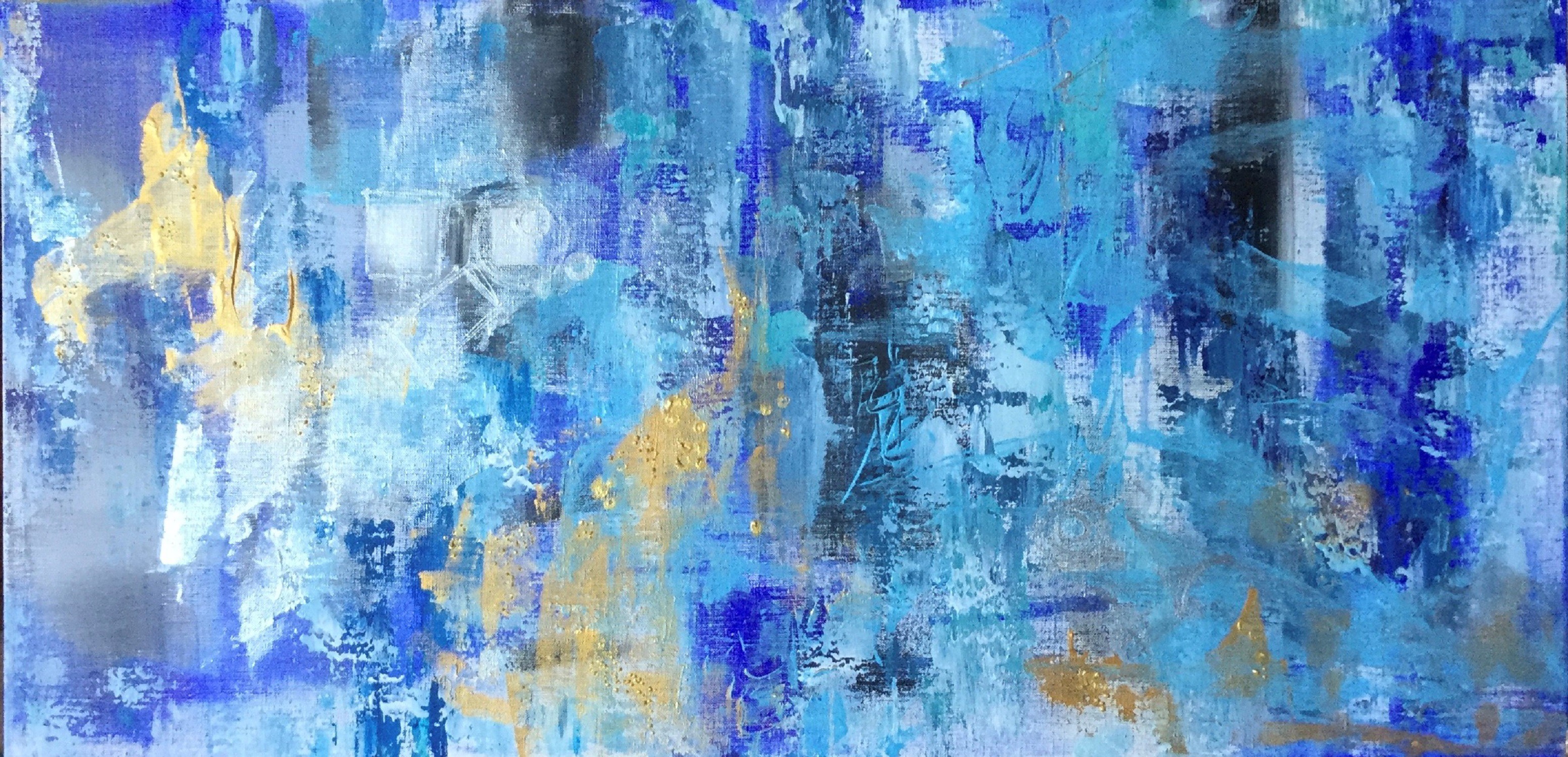 Viktoria Ganhao, Blue Abstraction Viktoria Ganhao, Blue Abstraction