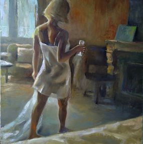 Painting, Tender Morning, Kamsar Ohanyan