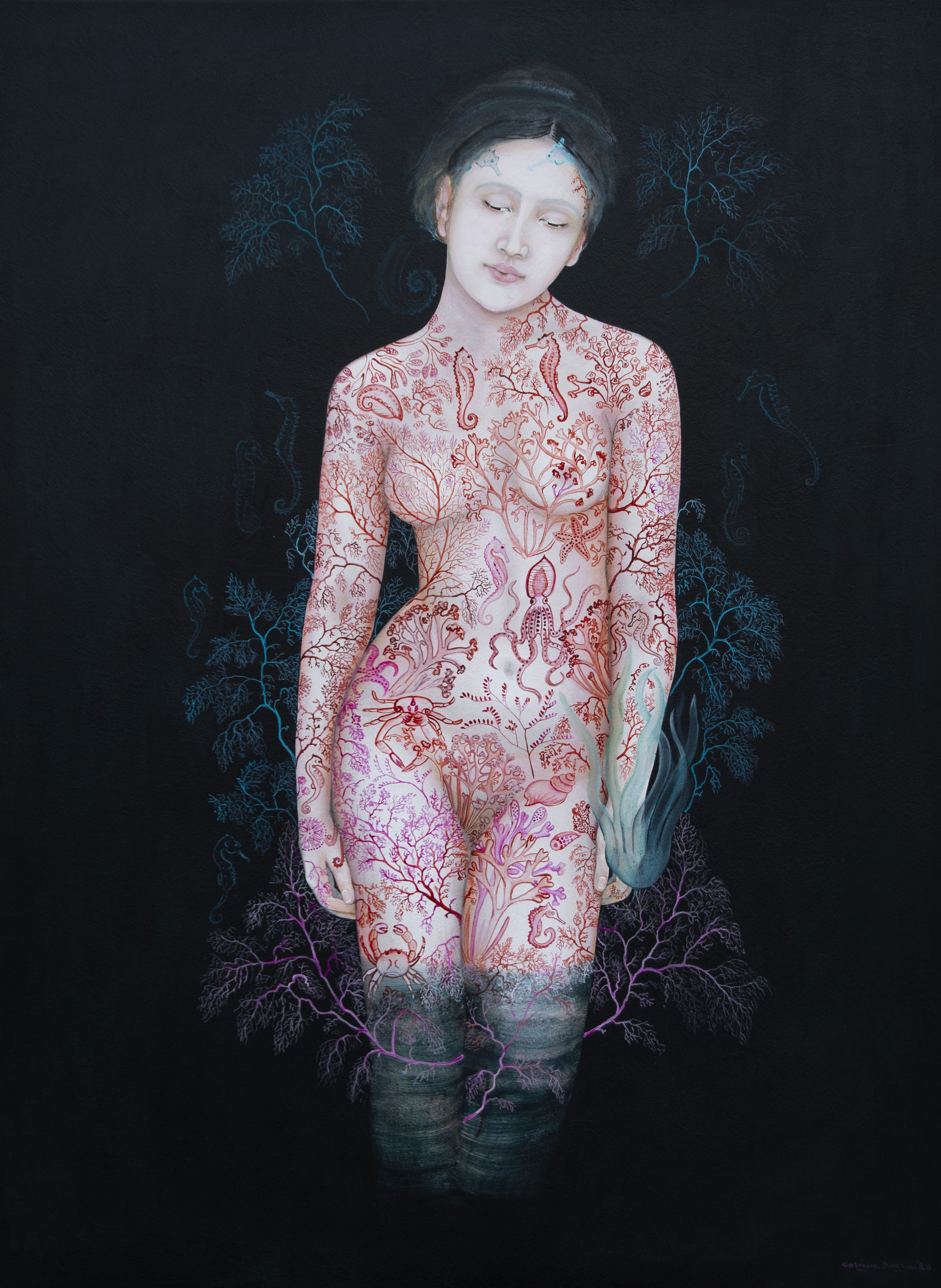 Corinne Boureau, Nymphe nude Corinne Boureau, Nymphe nude