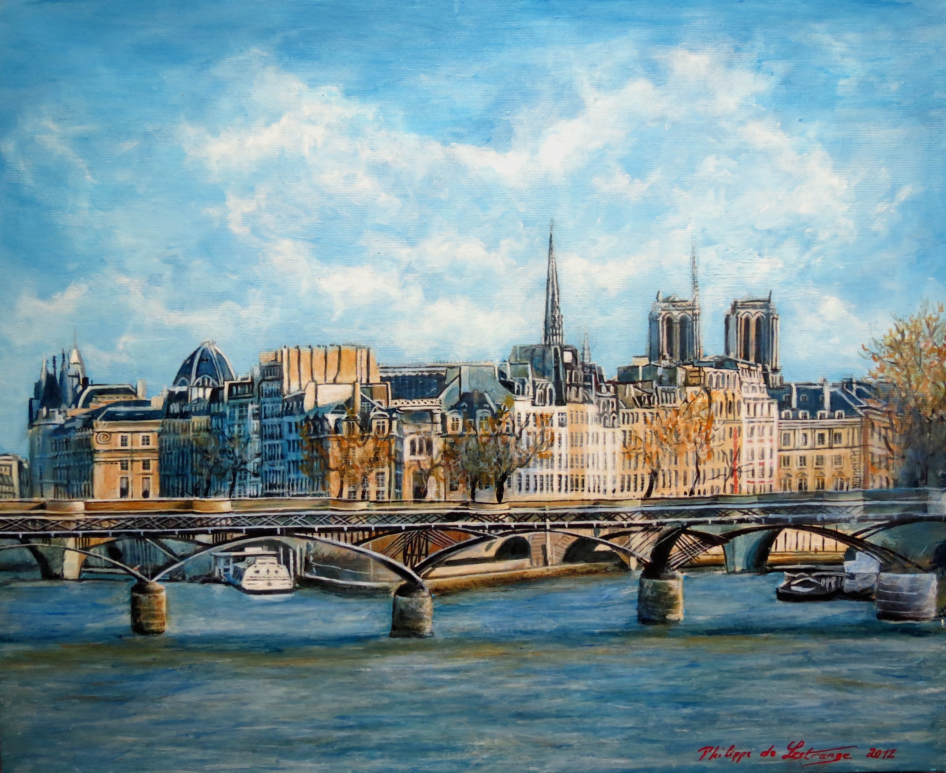 Philippe De Lestrange, Paris vue de Notre Dame Philippe De Lestrange, Paris vue de Notre Dame