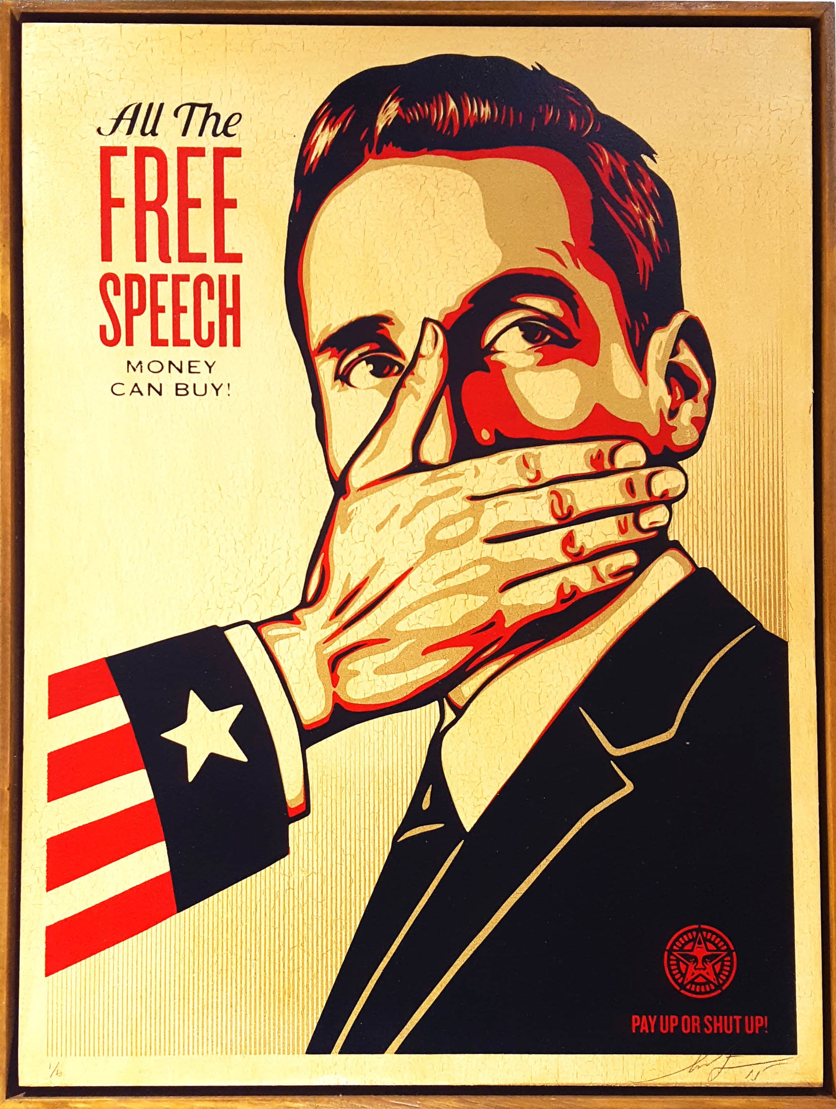 Shepard Fairey (Obey), Pay up or shut up Shepard Fairey (Obey), Pay up or shut up