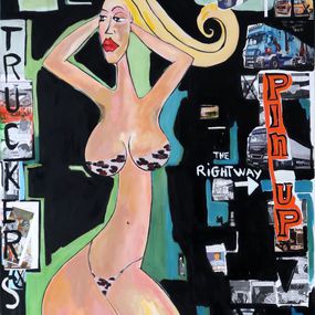 Gemälde, Pin-Up, Richard Boigeol