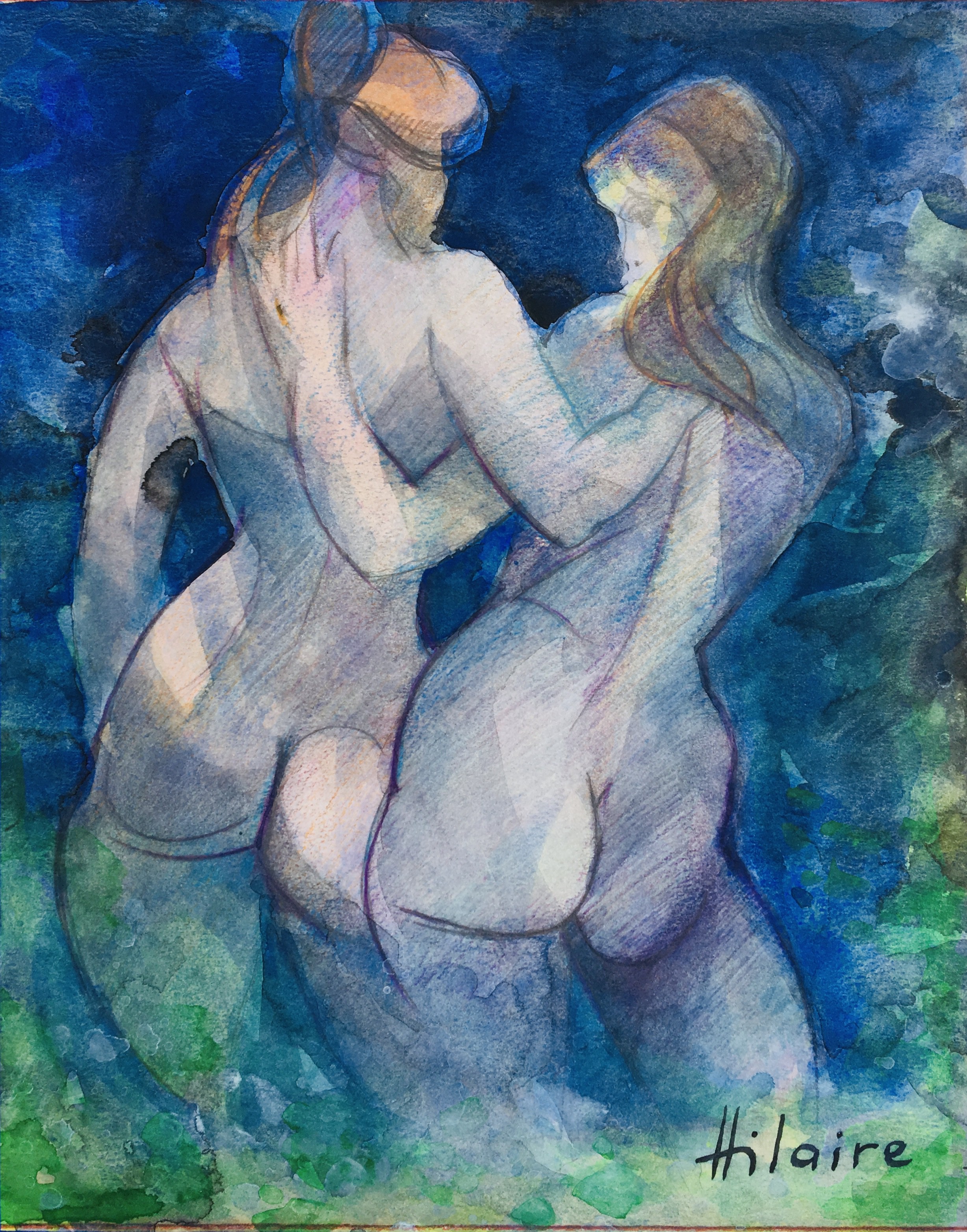 Camille Hilaire, Le bain des courtisanes Camille Hilaire, Le bain des courtisanes