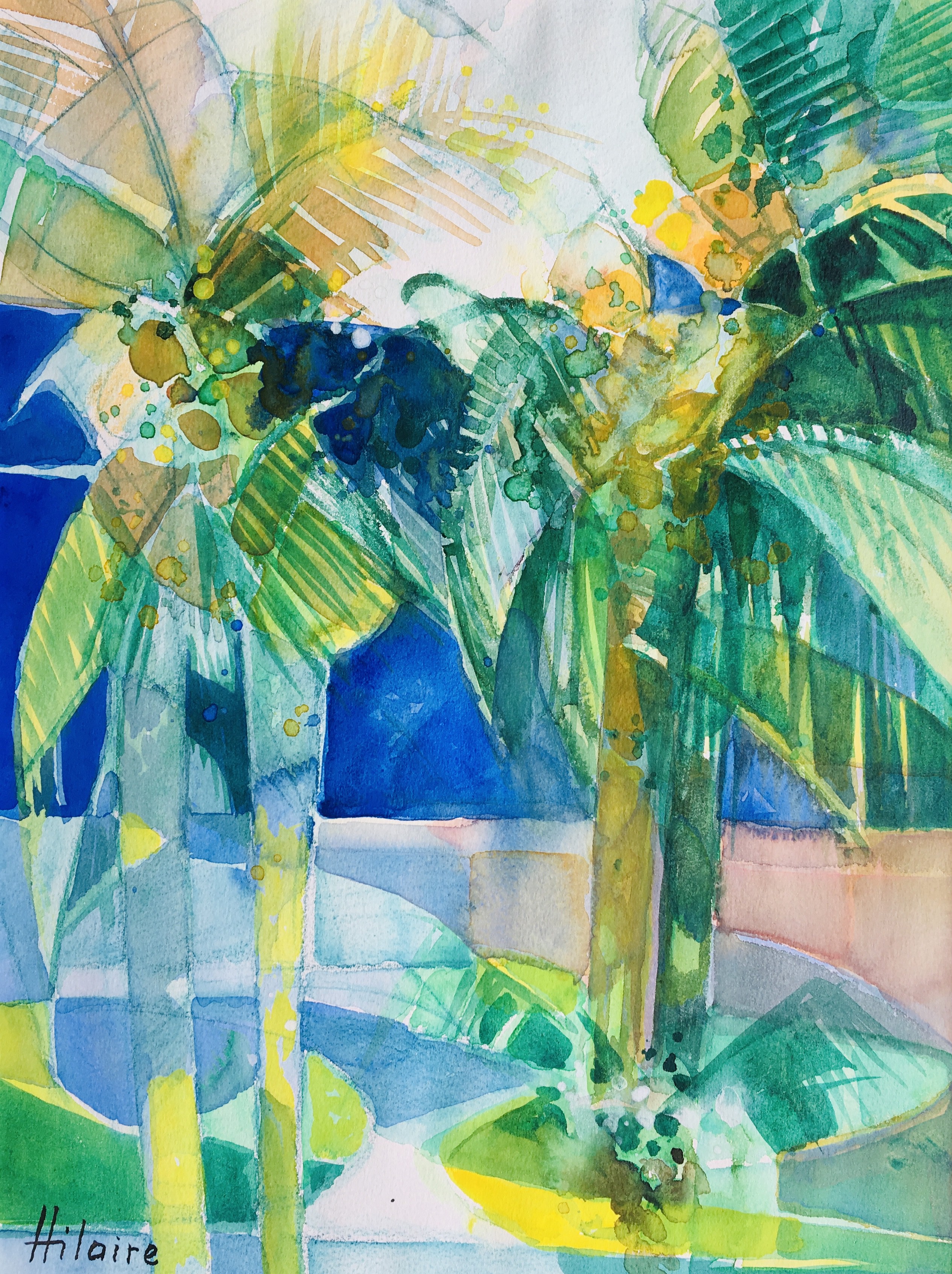 Camille Hilaire, Les jardins du Majectic, Cannes Camille Hilaire, Les jardins du Majectic, Cannes