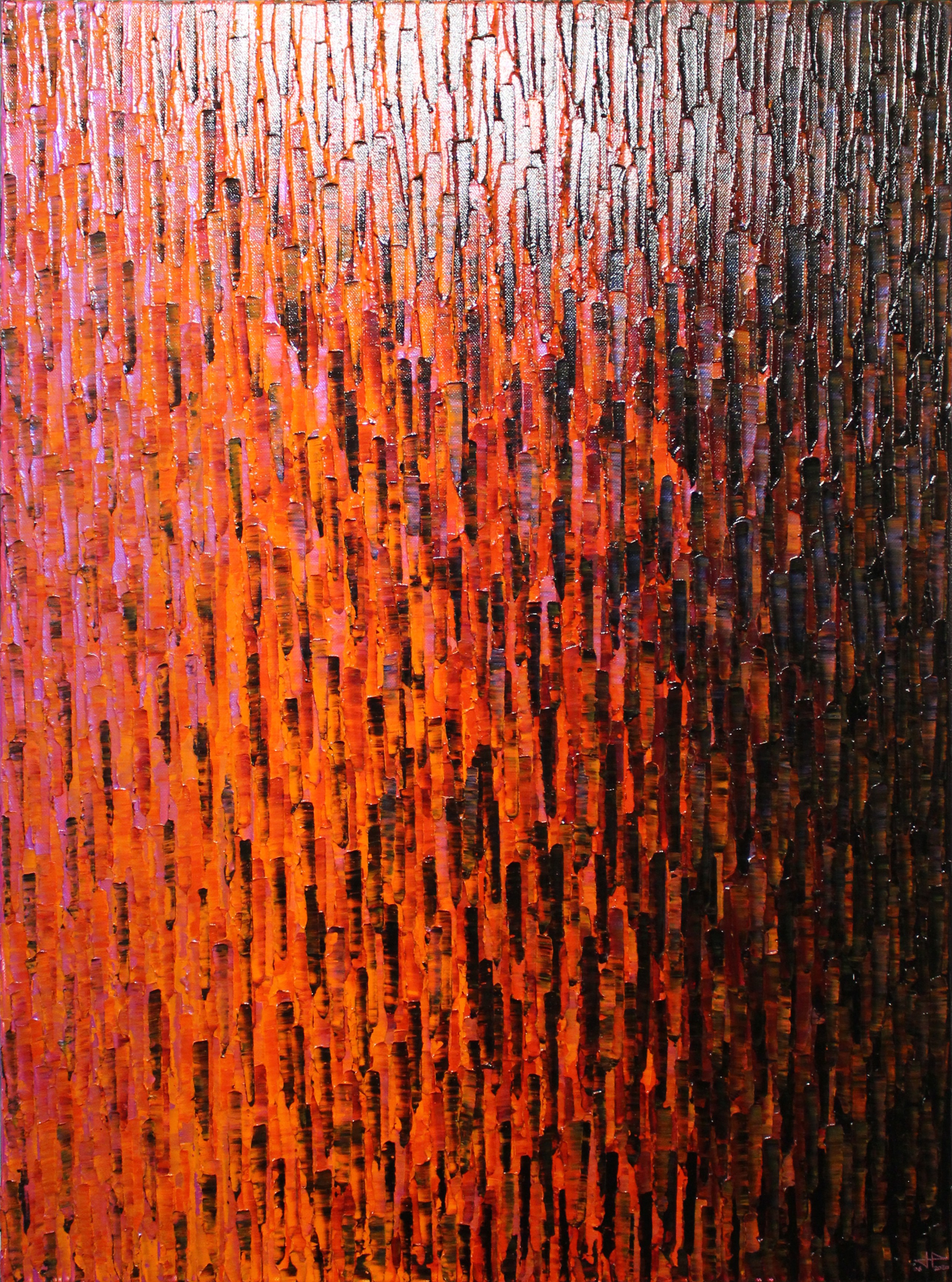 Jonathan Pradillon, Fondu rose orange violet Jonathan Pradillon, Fondu rose orange violet