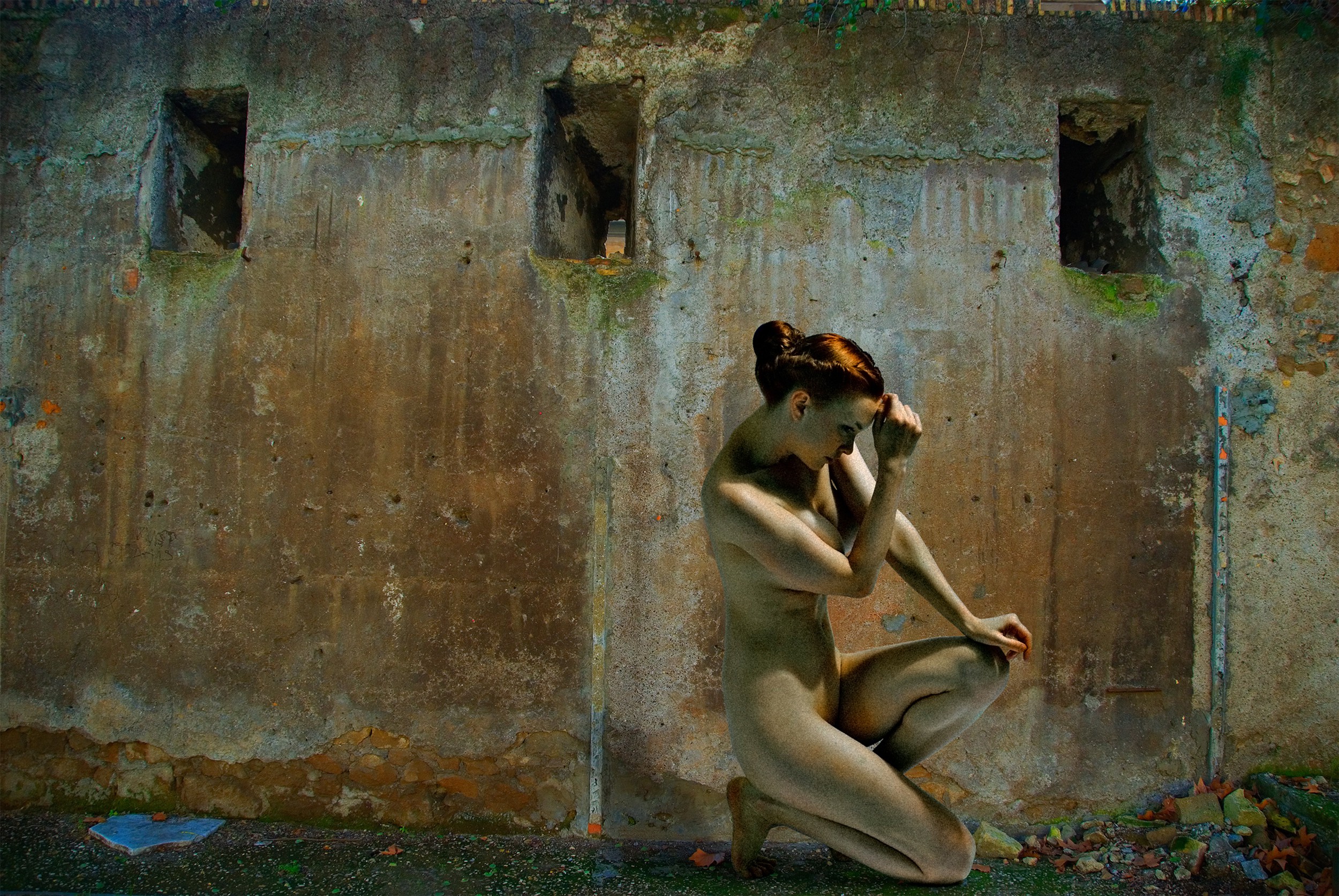 Michael K. Yamaoka, Beside A Roman Wall Michael K. Yamaoka, Beside A Roman Wall