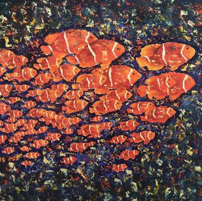 Gemälde, Poissons clowns, Marie Jussé