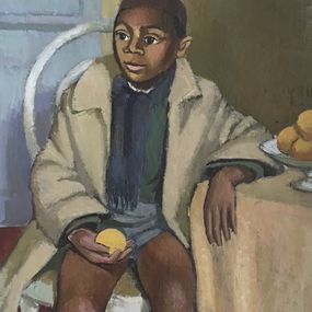 Peinture, L'enfant à la toque, Jean-Pierre Guillermet