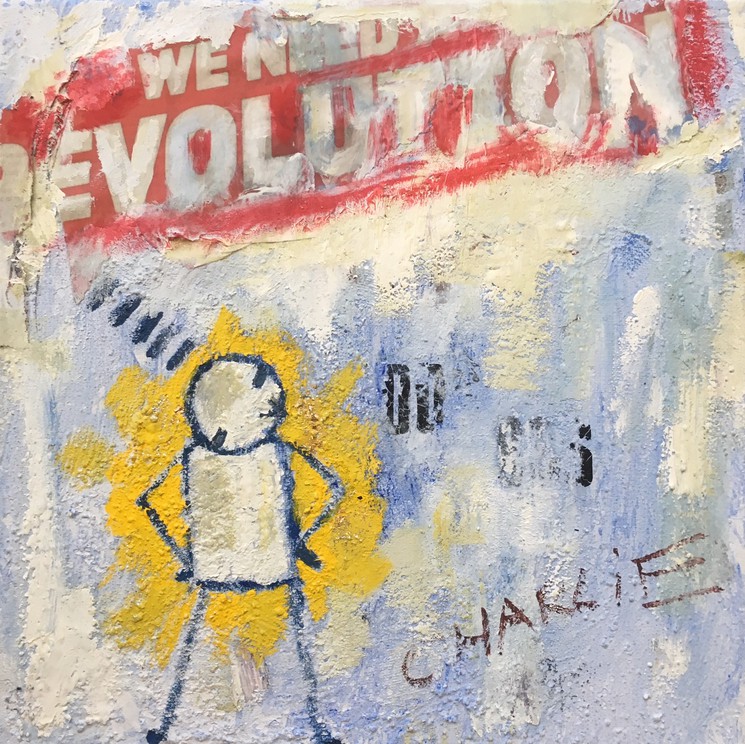 Charlie The Graffiti Wall Evolution Or Revolution By Richard Gower Painting Artsper