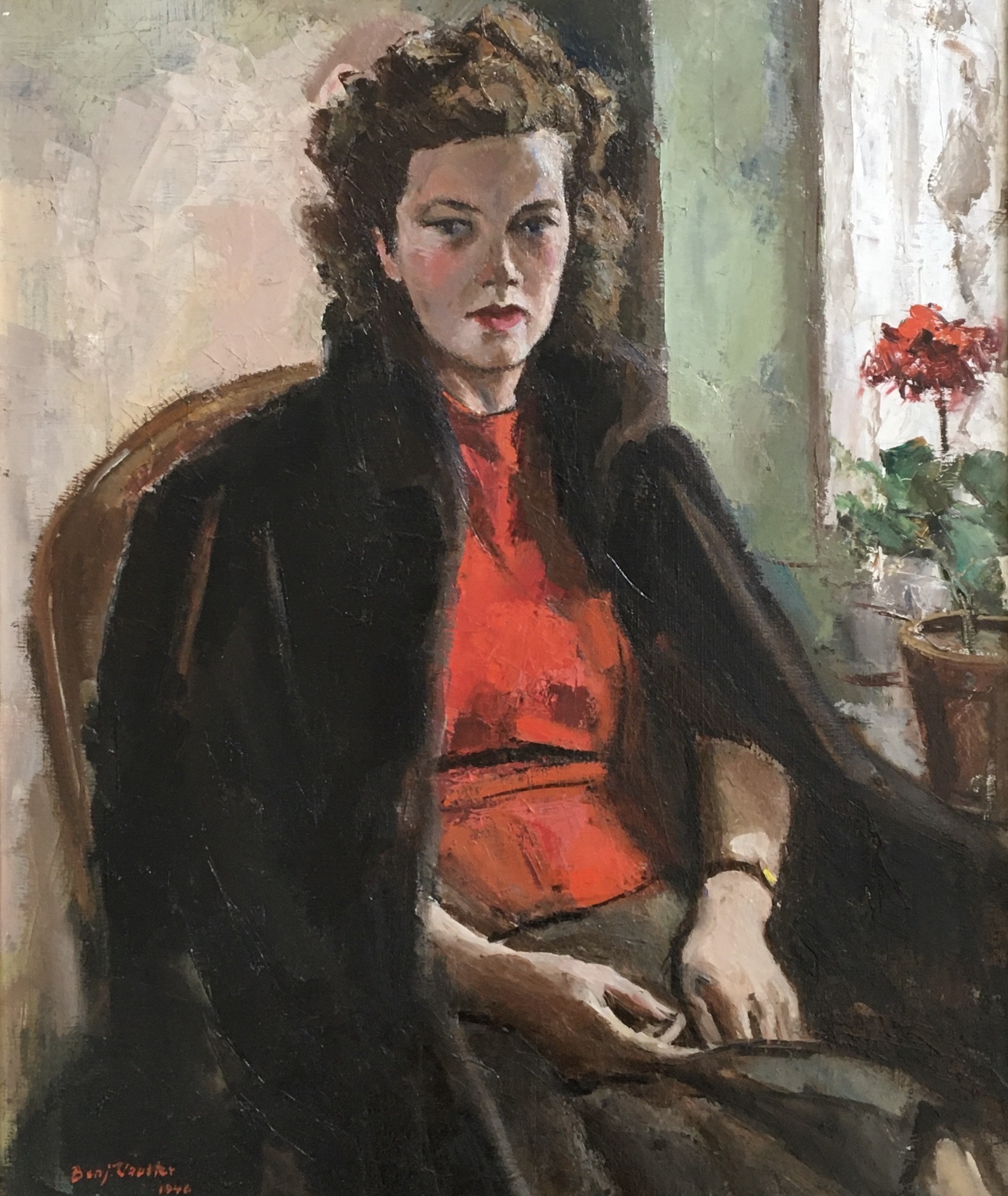 Benjamin II Vautier, Portrait d'une dame Benjamin II Vautier, Portrait d'une dame