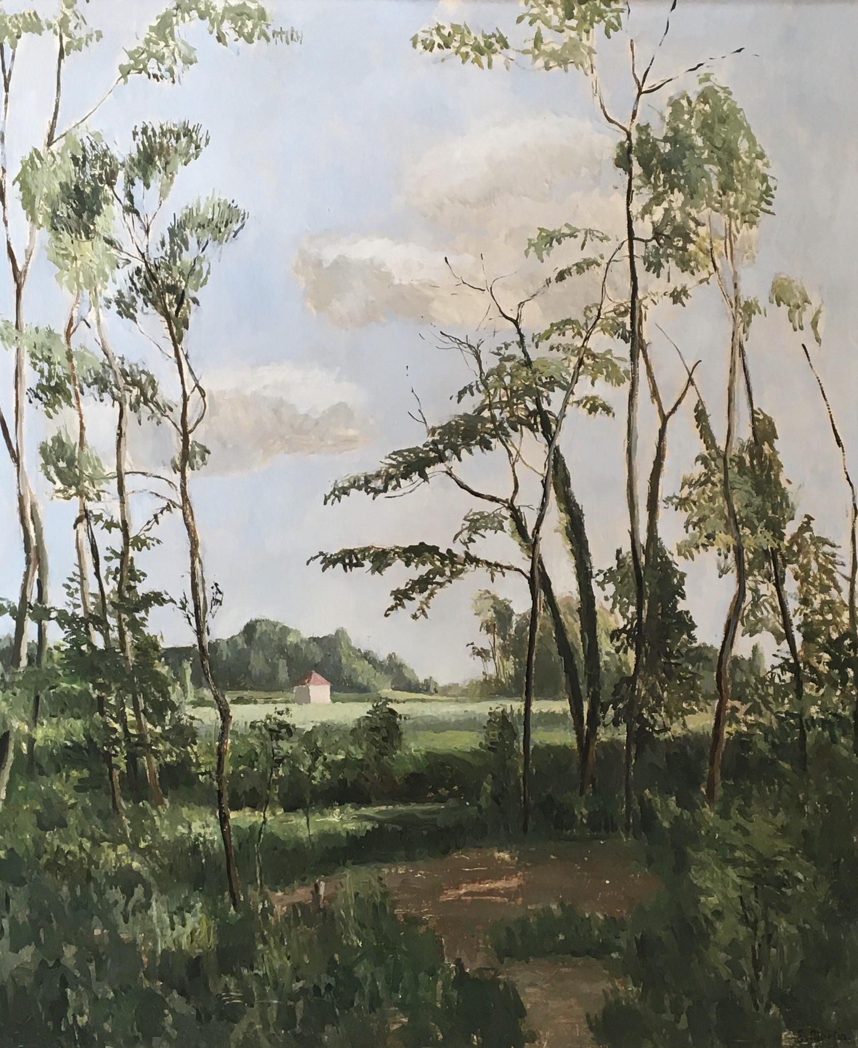 Eugène Louis Martin, Paysage de campagne Eugène Louis Martin, Paysage de campagne
