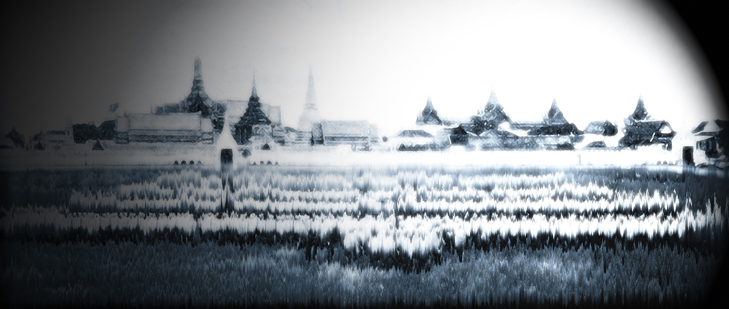The opium smoking white elephant, Gardes royales, Bangkok, 1893 The opium smoking white elephant, Gardes royales, Bangkok, 1893