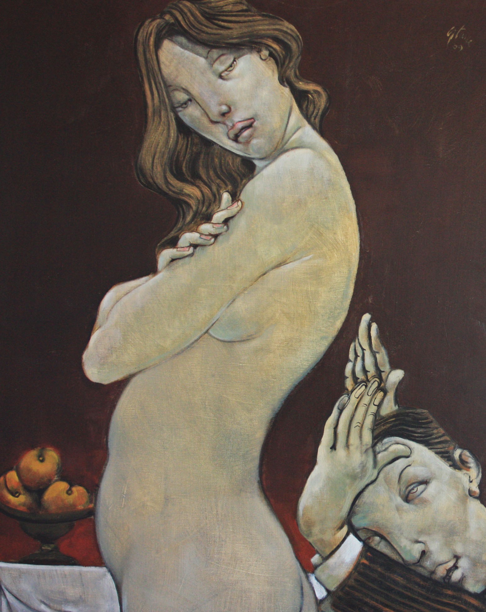 Jean-Pierre Ceytaire, Mains tendues, abricots Jean-Pierre Ceytaire, Mains tendues, abricots
