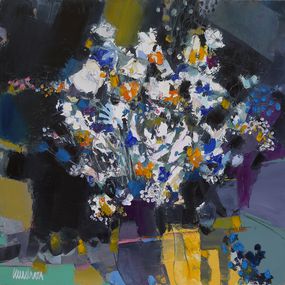 Painting, Crazy flowers, Didier Caudron