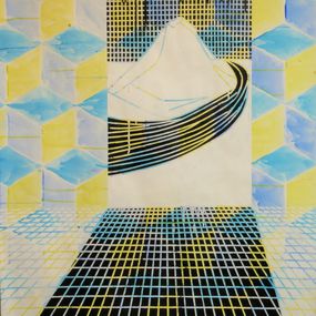 Painting, Sans titre, Builder serie, Baptiste Laurent