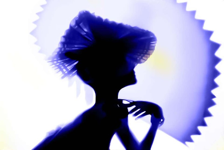 Dora Franco, Back lighting, Blue and Yellow. Diptych, Photography on Fine art paper