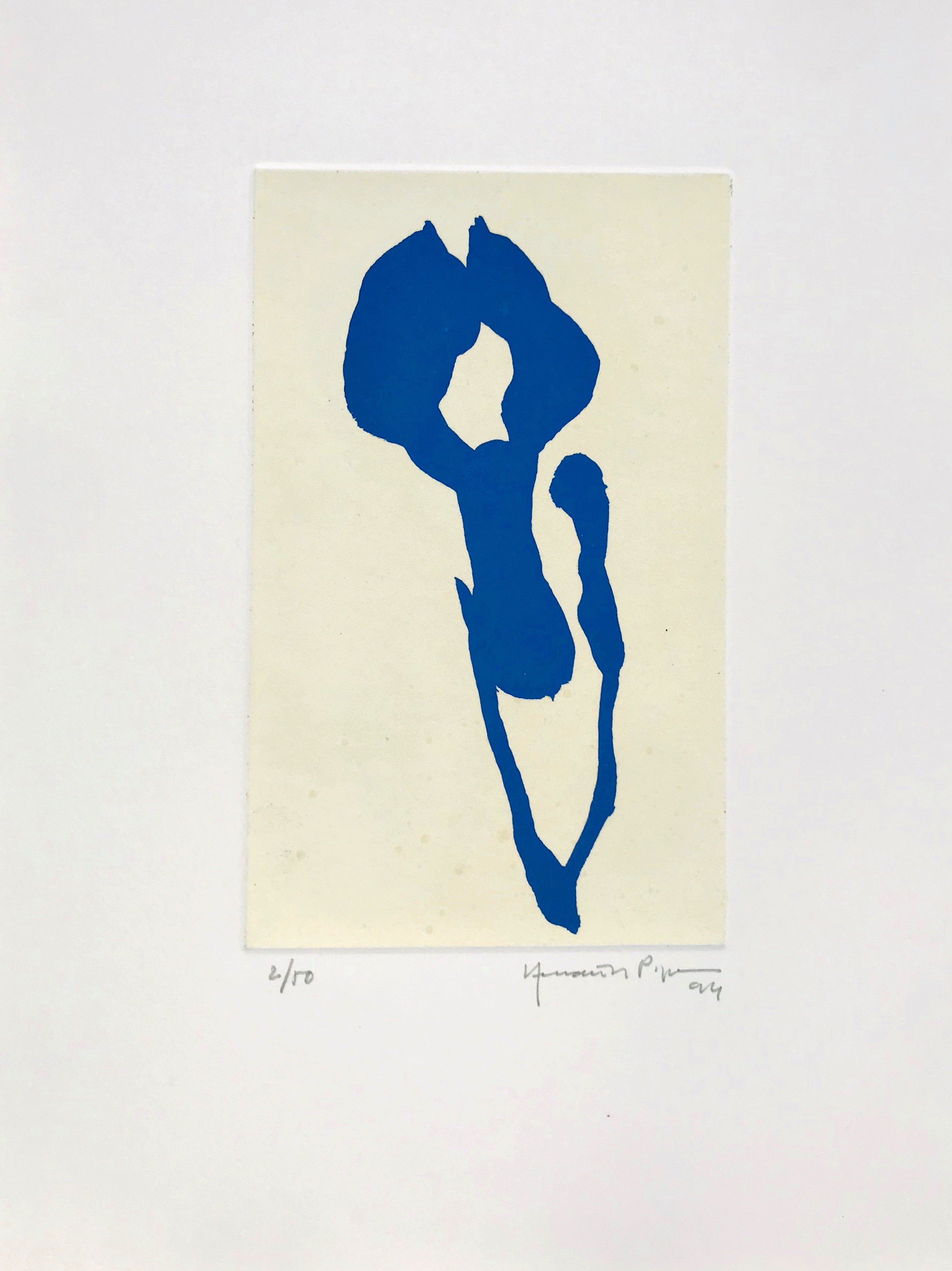 Joan Hernández Pijuan, Iris blau 2 Joan Hernández Pijuan, Iris blau 2