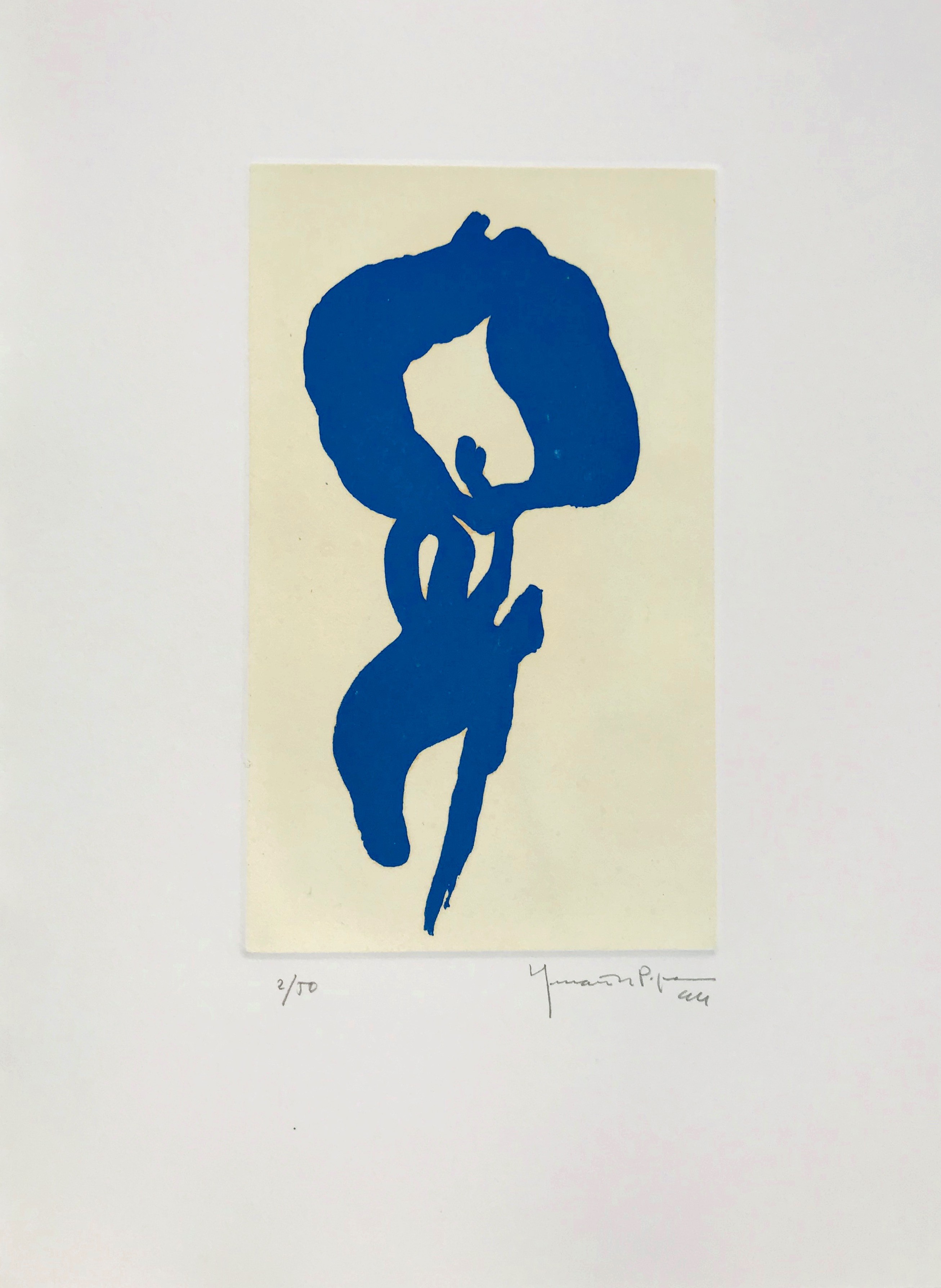 Joan Hernández Pijuan, Iris blau 5 Joan Hernández Pijuan, Iris blau 5
