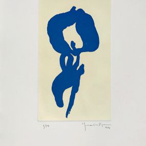 Print, Iris blau 5, Joan Hernández Pijuan