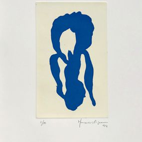 Print, Iris blau 10, Joan Hernández Pijuan