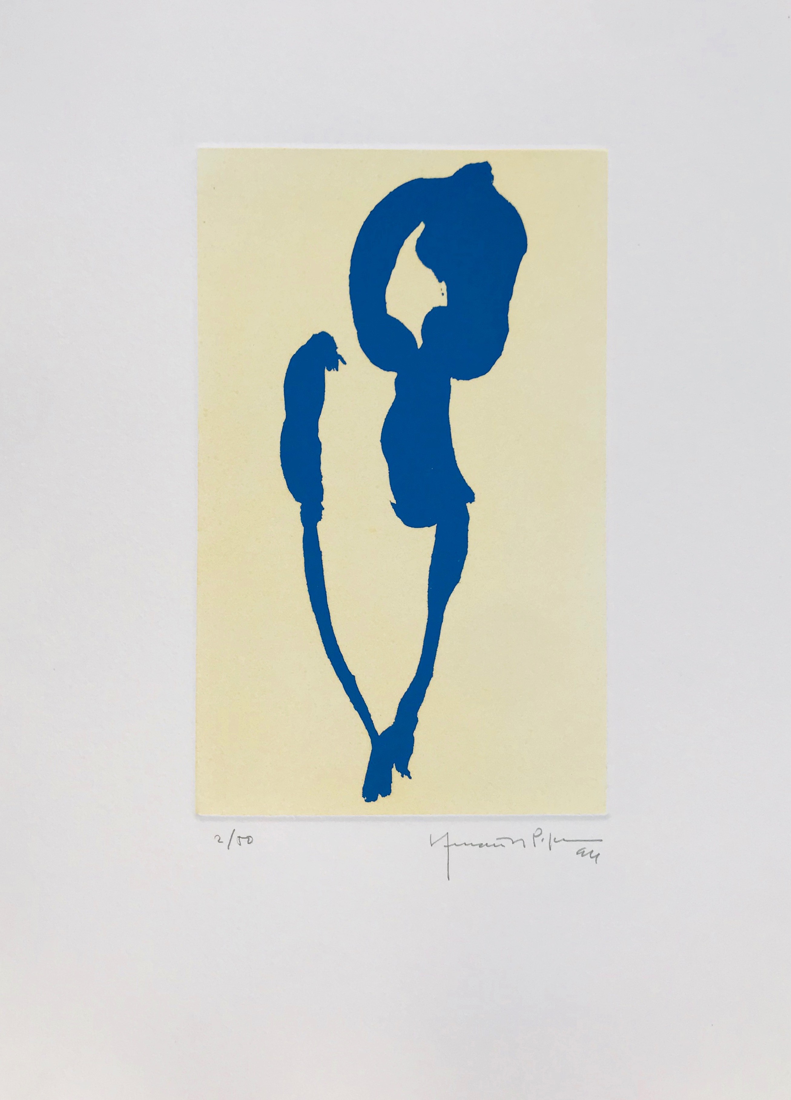Joan Hernández Pijuan, Iris blau 3 Joan Hernández Pijuan, Iris blau 3