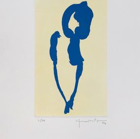 Drucke, Iris blau 3, Joan Hernández Pijuan
