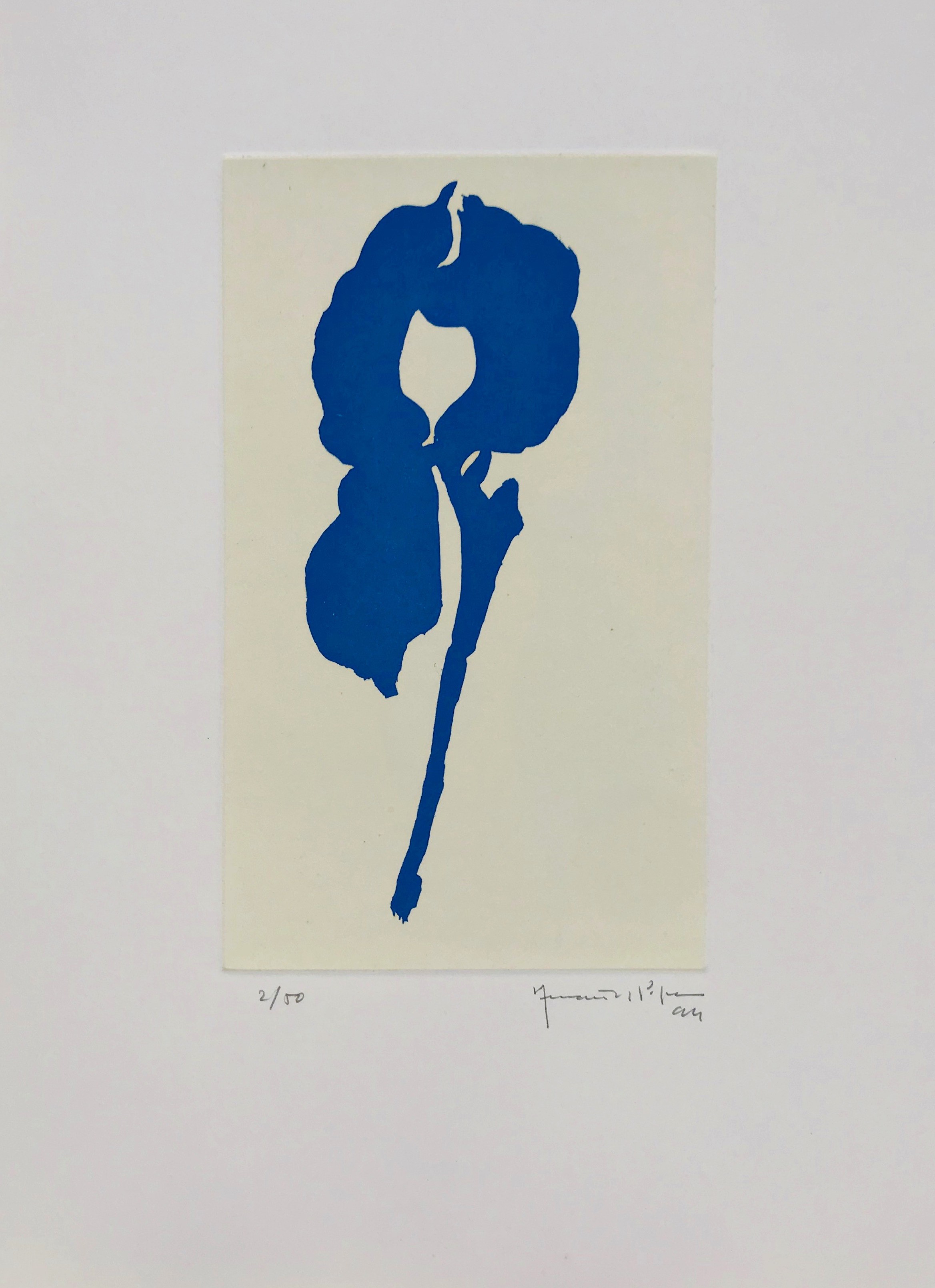 Joan Hernández Pijuan, Iris blau 8 Joan Hernández Pijuan, Iris blau 8