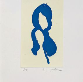 Print, Iris blau 4, Joan Hernández Pijuan