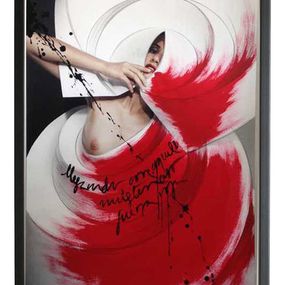 Peinture, Color Origami Spiral II, Efren Isaza